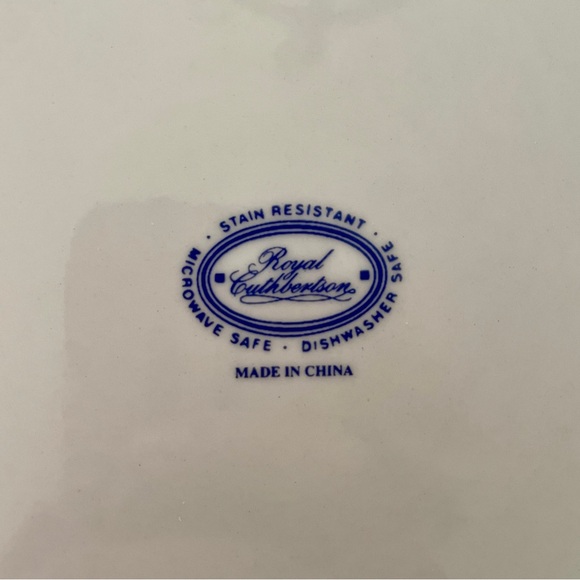 Large Royal Cuthbertson Blue Willow Serving Plate 12” - Picture 7 of 9